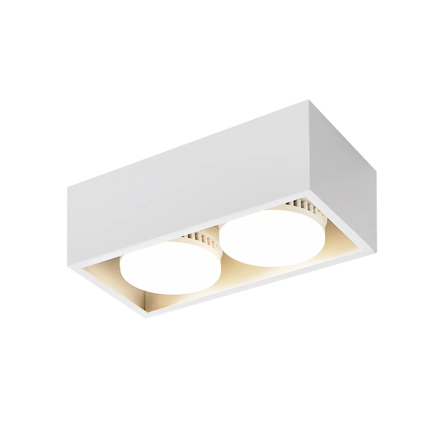 NETTLIFE LED Deckenstrahler aus Metall L20cm Weiß 2 Flammig NETTLIFE LED Deckenstrahler aus Metall L20cm Weiß 2 Flammig von NETTLIFE