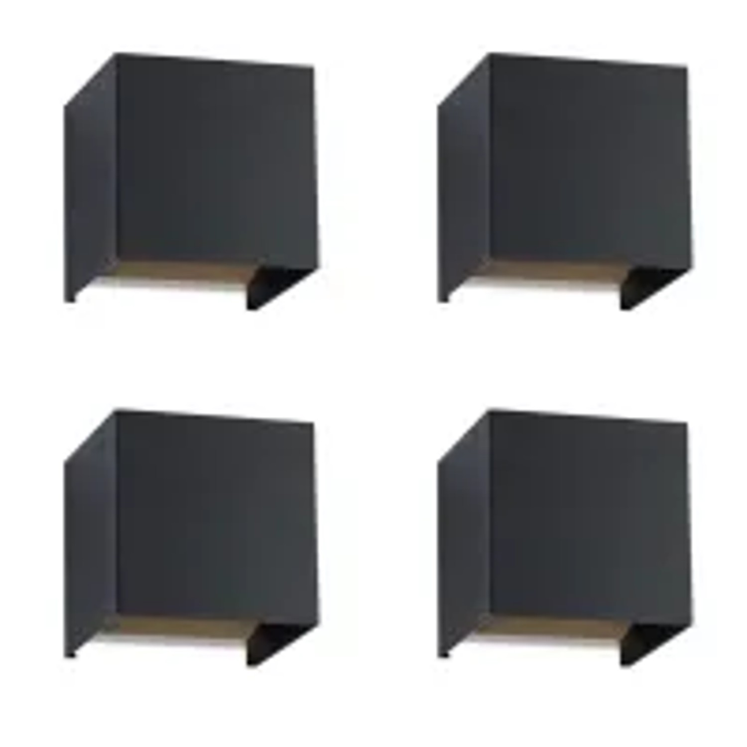 NETTLIFE LED Wandleuchte aus Metall L10cm Schwarz NETTLIFE LED Wandleuchte aus Metall L10cm Schwarz von NETTLIFE
