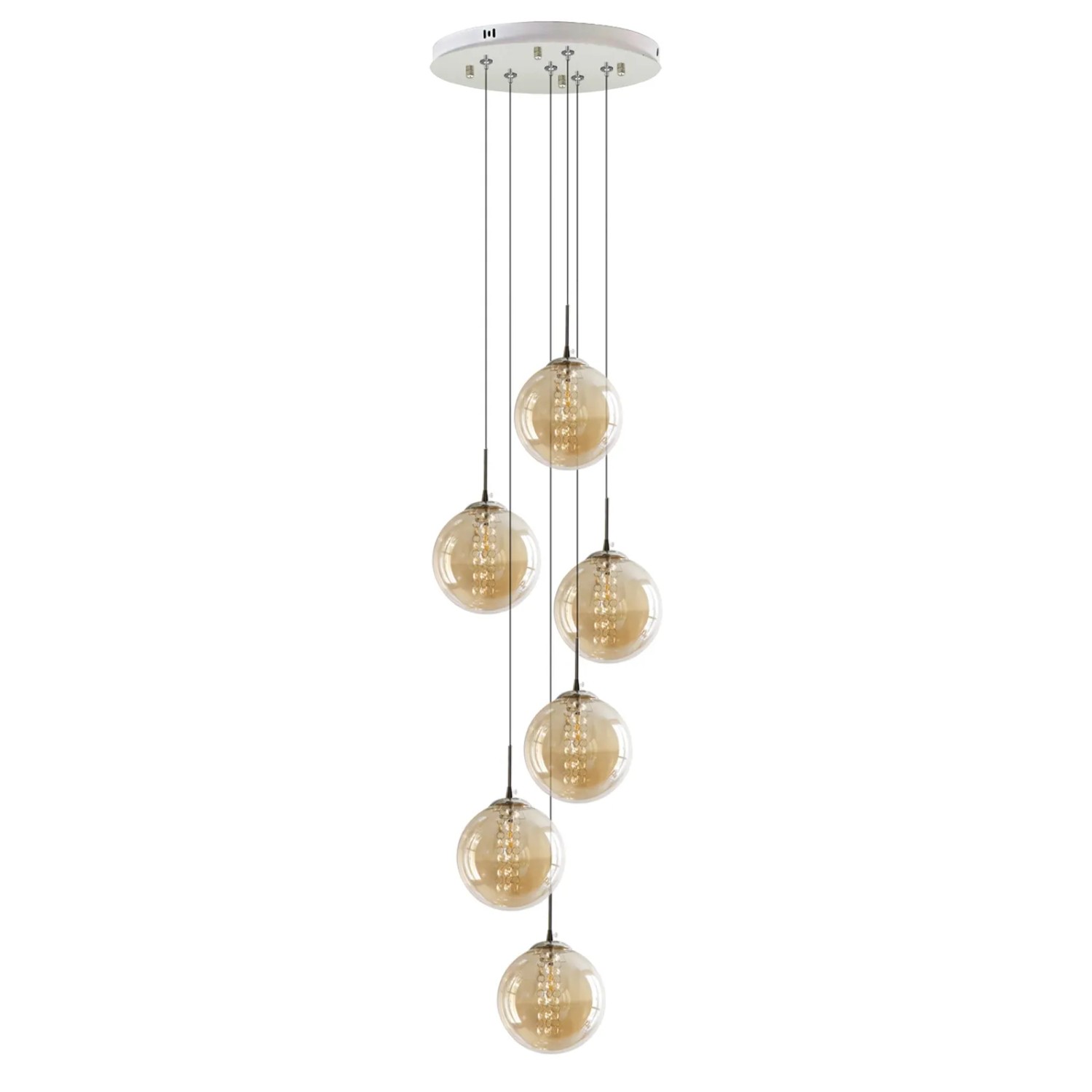NETTLIFE Pendelleuchte aus L150cm Braun Modern NETTLIFE Pendelleuchte aus L150cm Braun Modern von NETTLIFE