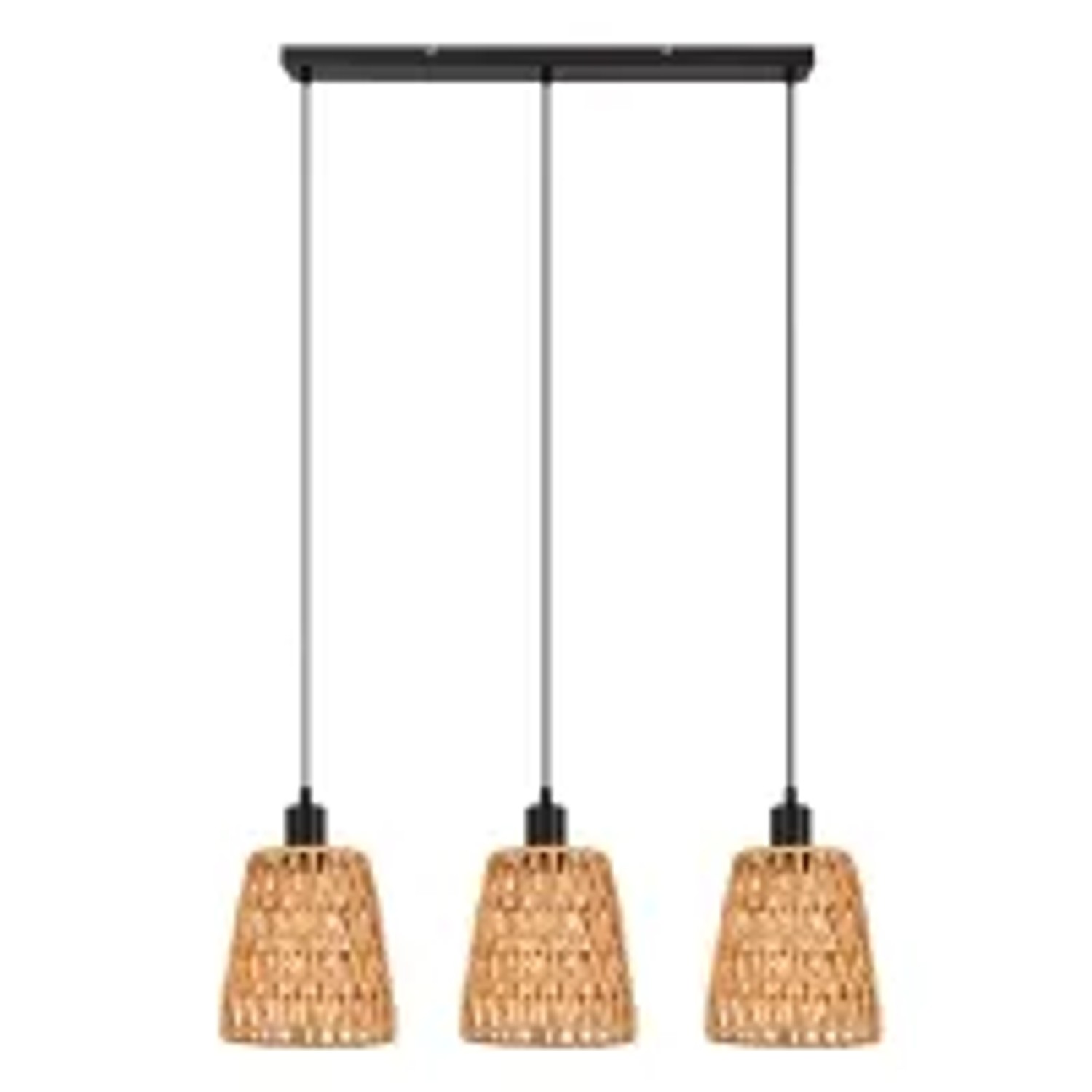 NETTLIFE Pendelleuchte aus Rattan 120 x 70-2 NETTLIFE Pendelleuchte aus Rattan 120 x 70-2 von NETTLIFE