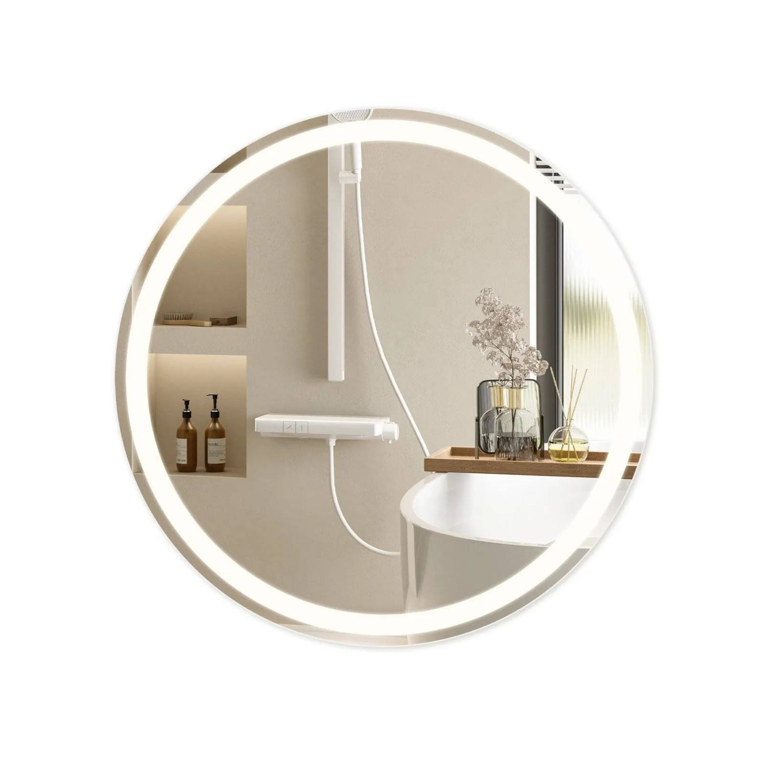 NETTLIFE Wandleuchte aus Glas L50 Weiß NETTLIFE Wandleuchte aus Glas L50 Weiß von NETTLIFE