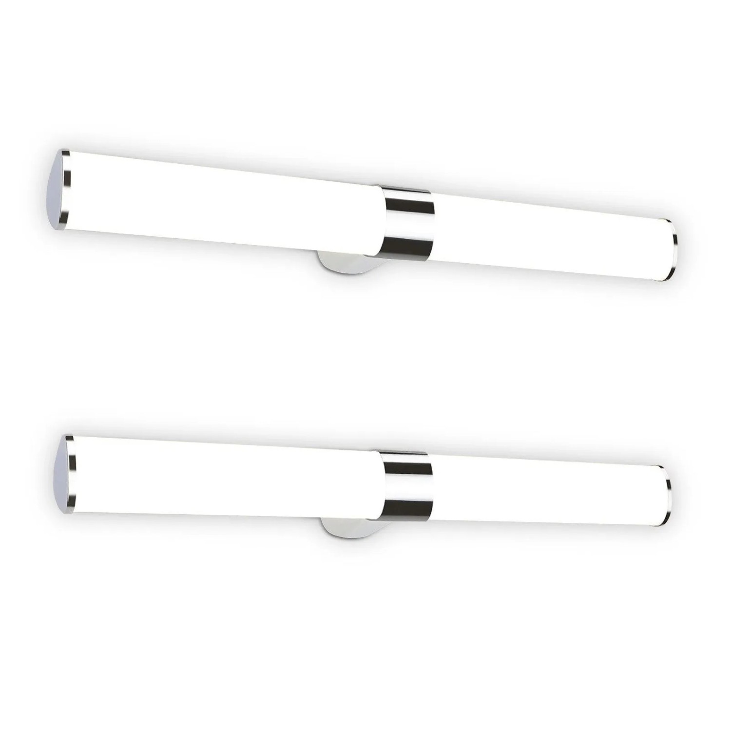 NETTLIFE Wandleuchte aus Kunststoff Silber-1 NETTLIFE Wandleuchte aus Kunststoff Silber-1 von NETTLIFE