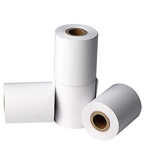 4 Rollen einer Packung 57 * 30 mm Thermopapier Auf den NETUM NT-1809DD Thermobondrucker auftragen von NETUM