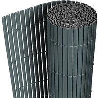 [neu.haus] - Sichtschutzmatte Hidden 90x300 cm pvc Grau neu.haus von [NEU.HAUS]