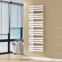 [neu.haus] - Handtuchheizkörper Slidre 140x50 cm Weiß von [NEU.HAUS]