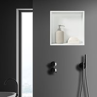 [neu.haus] - Wandnische Kristinehamn 32x32x10cm Weiß von [NEU.HAUS]