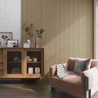 Akustik Wandpaneel Vang Eiche, hell [ Neu.holz Akustik Wandpaneel Vang Eiche, hell [ Neu.holz von NEU.HOLZ