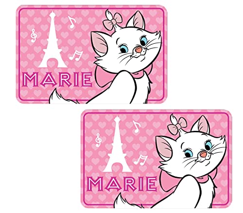 2 Stück kompatibel zu Aristocats - Marie Tischunterlage Platzdeckchen Malunterlage Knetunterlage Eßunterlage Tischset (Pink Set Nr.1) von NEU
