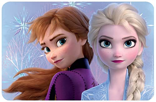 Neu kompatibel zu Eiskönigin ELSA und Anna Tischunterlage Platzdeckchen Malunterlage Knetunterlage Eßunterlage Tischset (Blau ARJ035167) von NEU
