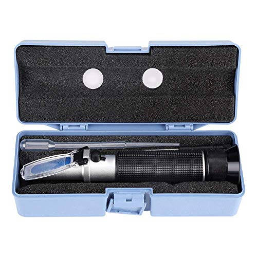 Alkohol Refraktometer,Professionelles Handheld-Alkohol 0-80% Test Refraktometer Tester Meter Messinstrument von NEUFDAY