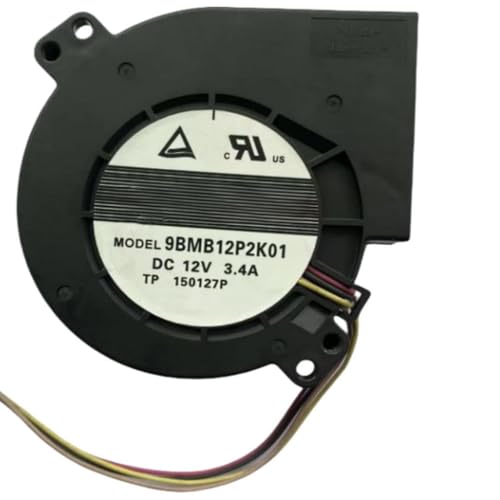 9BMB12P2K01 Fan 9.7CM for 12V 3.4A 9733 97X95X33MM 4-Wire Cooling Fan von NEUIOPT