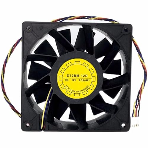 D12BM-12D Voltage DC12V 2.3A Four Wires Cooling for S7 S9 PQM Temperature Control Cooler Max Airflow Rate Fan von NEUIOPT