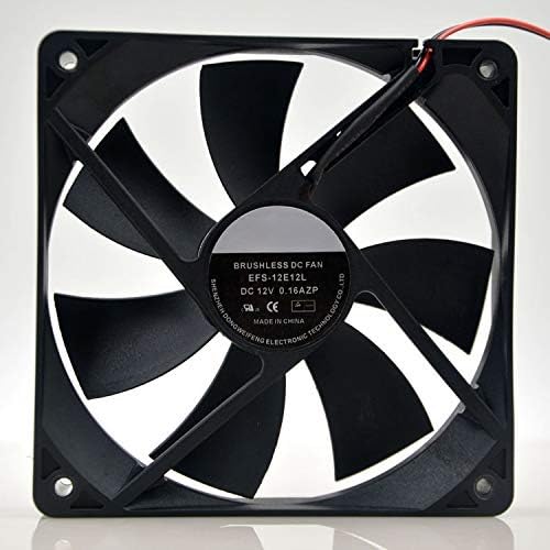 EFS-12E12L 12V Fan for EFS-12E12L 12V 0.16A 12025 2Wires Power Supply Cooling Fan von NEUIOPT