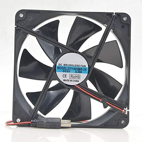 GT1405MB-25 14cm USB 5V 0.30A 14025 Set Top Box Router Case Cooling Fan von NEUIOPT