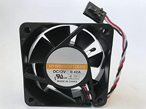 NYW06025012BSS Voltage DC12V 0.42A 3Wires Temperature Control Fan von NEUIOPT