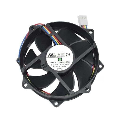 New for F129025SH DC 12V 0.25A 90x90x25mm 4-wure Server Round Fan von NEUIOPT