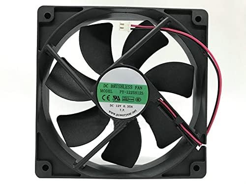 PY-1225H12S Voltage DC12V 0.35A POWERYEAR 12CM 12025 Cooling Fan 2Wires von NEUIOPT