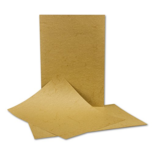 100 Stück DIN A4 Papier Bogen - 21 x 29,7 cm - Elefantenhaut DUNKEL - 110 Gramm/m² - Urkundenpapier - Speisekarte - beschichtet von NEUSER PAPIER