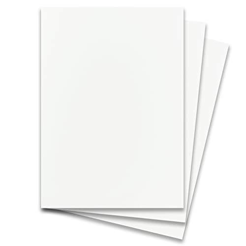 100 Stück DIN A5 Karton mit Leinenstruktur - Farbe: Weiss - 14,8 x 21 cm - 250 Gramm pro m² - Einzelkarte ohne Falz - Ideal zum Basteln, Scrapbooking, Grußkarte von NEUSER PAPIER