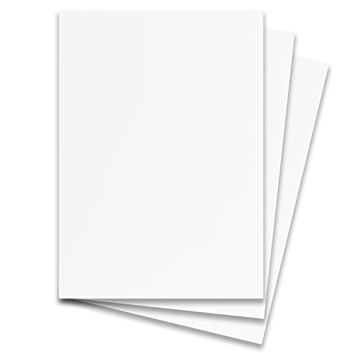 20 Stück DIN A5 Karton mit Leinenstruktur - Farbe: Weiss - 14,8 x 21 cm - 190 Gramm pro m² - Einzelkarte ohne Falz - Ideal zum Basteln, Scrapbooking, Grußkarte von NEUSER PAPIER