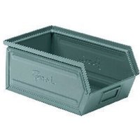 Stahlbehälter mm B=140 T=230 H=130 Gr.2 Grün Verzinkt von NEUTRALE PRODUKTLINIE