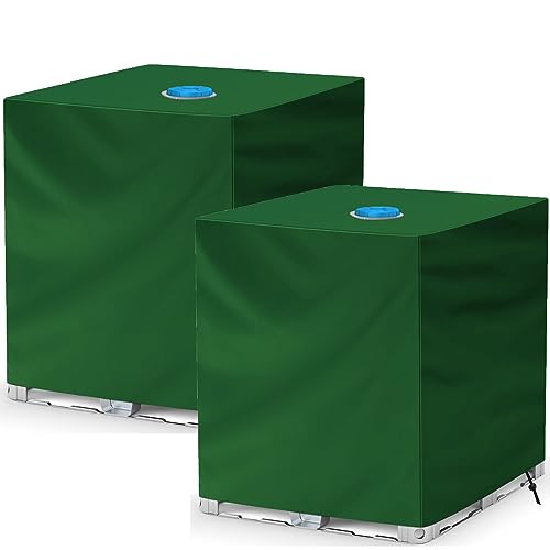 2 Pack IBC Tank Abdeckung 1000L Abdeckung für IBC Container Abdeckplane für Wassertank IBC Schutzhülle 1000l IBC Hülle Anti-UV-Schutzabdeckung 120 * 100 * 116cm Grüner 2 Pack IBC Tank Abdeckung 1000L Abdeckung für IBC Container Abdeckplane für Wassertank IBC Schutzhülle 1000l IBC Hülle Anti-UV-Schutzabdeckung 120 * 100 * 116cm Grüner von NEVERLAND