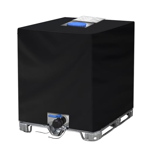 IBC Tank Abdeckung 1000L NEVERLAND IBC Container Cover Abdeckplane für Wassertank IBC Behälterabdeckung Wassertank staubdichte Anti-UV-Schutzabdeckung 120 * 100 * 116cm Schwarz IBC Tank Abdeckung 1000L NEVERLAND IBC Container Cover Abdeckplane für Wassertank IBC Behälterabdeckung Wassertank staubdichte Anti-UV-Schutzabdeckung 120 * 100 * 116cm Schwarz von NEVERLAND