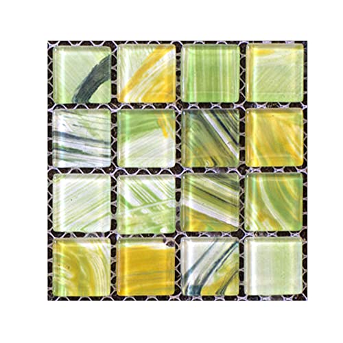 NEVRTP 10 Stück 3D-Kristall-Fliesenaufkleber DIY wasserdichte Selbstklebende Wandaufkleber (B) von NEVRTP