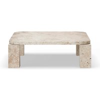 Couchtisch Atlas Coffee Table travertine 60 x 60 von NEW WORKS