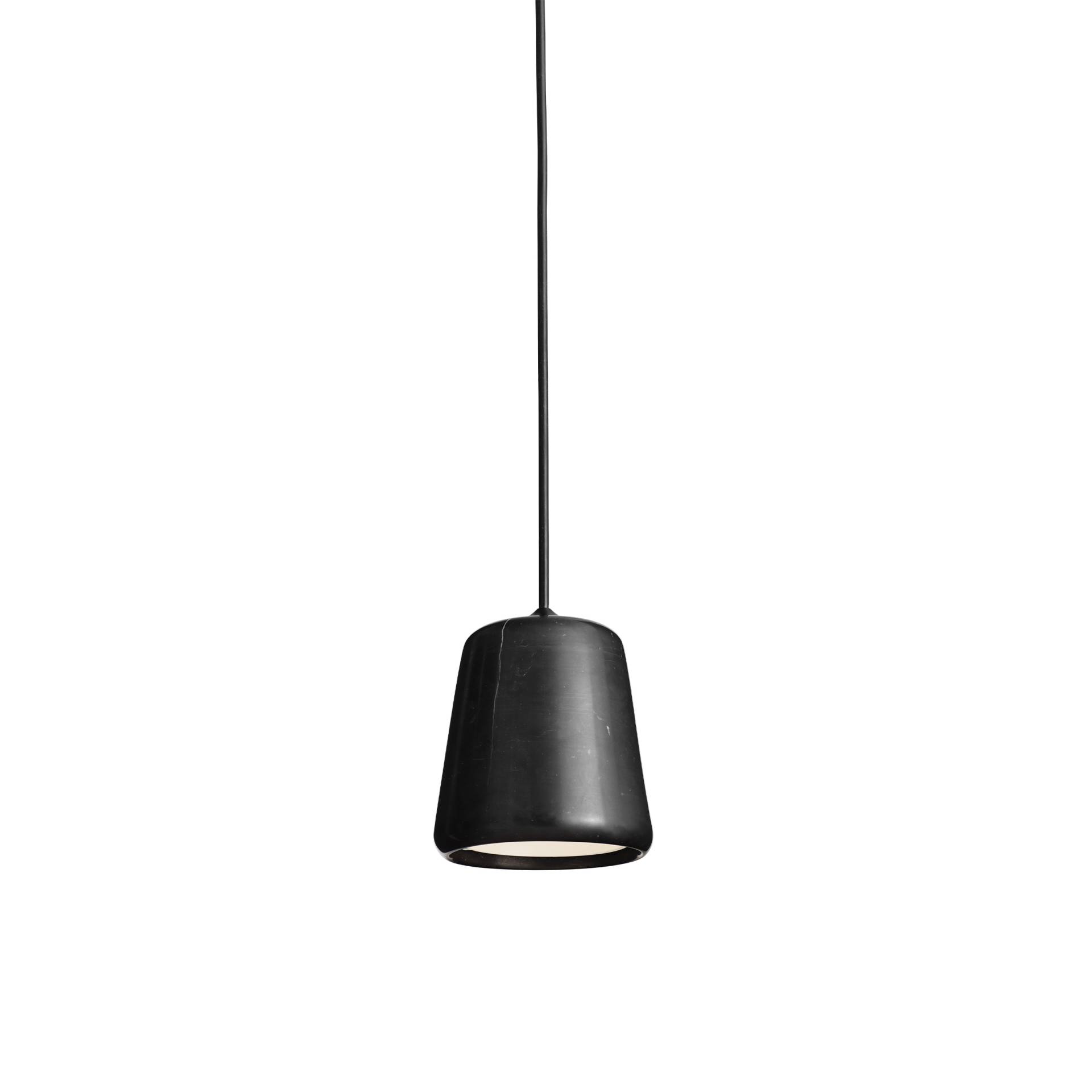 NEW WORKS // MATERIAL PENDANT - PENDELLEUCHTE | BLACK MARBLE | SCHWARZ von NEW WORKS