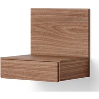 Nachttisch Tana Wall Mounted walnut von NEW WORKS