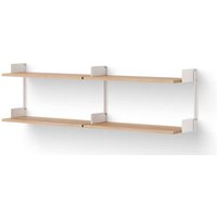 Regal New Works Chamber Shelf oak/white von NEW WORKS