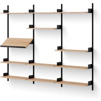 Regal New Works Display Shelf oak/black von NEW WORKS