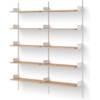 Regal New Works Library Shelf oak/white von NEW WORKS