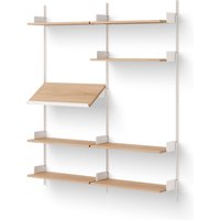 Regal New Works Living Shelf oak/white von NEW WORKS