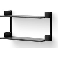 Regal New Works Wall Shelf black ash/black 1900 von NEW WORKS