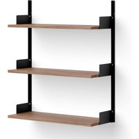 Regal New Works Wall Shelf walnut/black 1900 von NEW WORKS