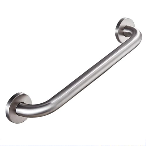 NEWCIX Rutschfester Haltegriff Aus Edelstahl for Die Badezimmersicherheitsdusche, An Der Wand Montierter Handlauf for Badewannen, Toiletten-Assistenzgriff for Behinderte Ältere Menschen(48cm) von NEWCIX