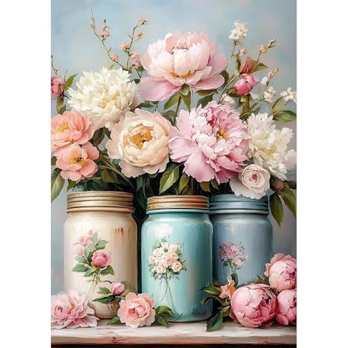 NEWENMO 5D Blumenarrangement Diamant Painting Erwachsene,Exquisite Blumen Diamond Painting Bilder,DIY Diamant Malerei Set für Erwachsene,für AnfäNger Hausgeschenk Familie Deko Geschenk-30x40cm NEWENMO 5D Blumenarrangement Diamant Painting Erwachsene,Exquisite Blumen Diamond Painting Bilder,DIY Diamant Malerei Set für Erwachsene,für AnfäNger Hausgeschenk Familie Deko Geschenk-30x40cm von NEWENMO