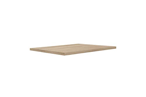 FORTE Tischsystem: Tischplatte aus Holzwerkstoff in Sonoma Eiche, 140 x 3,8 x 90 cm von Forte