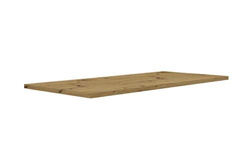 FORTE Tischsystem: Tischplatte aus Holzwerkstoff in Artisan Eiche Dekor, 180 x 3,8 x 90 cm von Forte