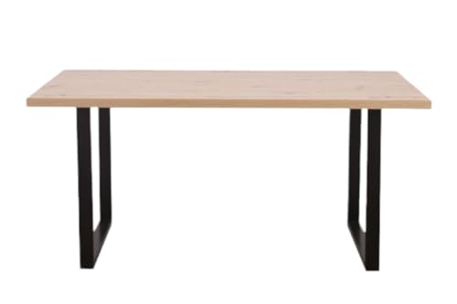 FORTE Tischsystem: Tischplatte aus Holzwerkstoff in Artisan Eiche Dekor, 180 x 3,8 x 90 cm von Forte