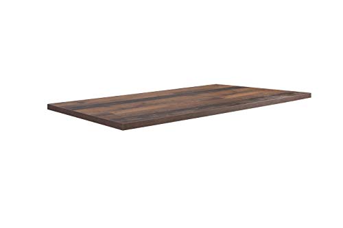 FORTE Tischsystem: Tischplatte aus Holzwerkstoff in Old Wood Vintage Dekor, 180 x 3,8 x 90 cm von Forte