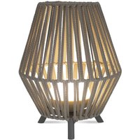 [NEUWERTIG] Newgarden Conta Led Akku Tischlampe Leuchte Lampe Taupe 32cm Akku Licht Spot B-Ware von NEWGARDEN