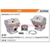 STIHL Kettensäge kompatibel Kolbenringzylinder 046 MS460 R170350 von NEWGARDEN
