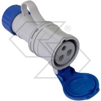 Stecker 2-polig + Erde 16A 220V cee IP44 imq geprüft von NEWGARDEN