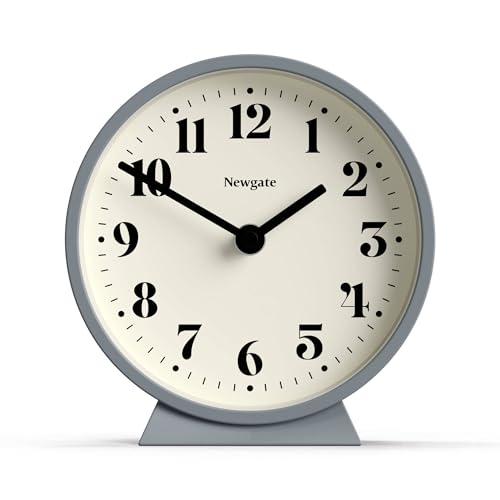 NEWGATE® Theater-Kaminuhr | Modernes, klassisches rundes Design | Französisches Marineblau | Moderner Stil für Schreibtisch, Tisch, Regal oder Nachttisch von NEWGATE