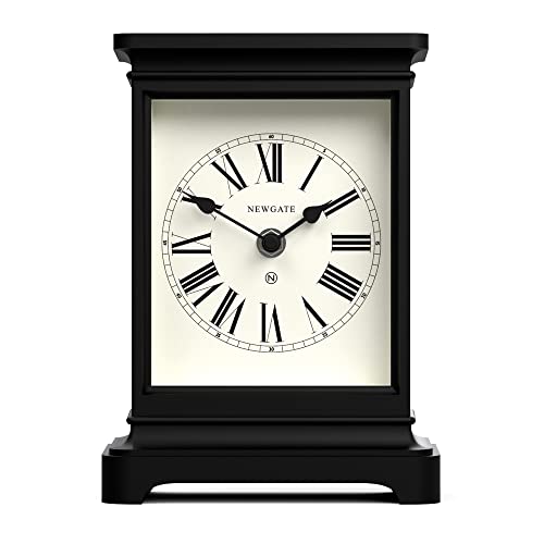 NEWGATE® Time Lord Kaminuhr, perfekte Ergänzung für das Schlafzimmer, Büro oder Wohnzimmer (schwarz) von NEWGATE