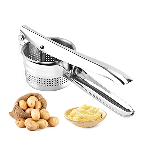 NEWLINE NY Stainless Steel Potato Presser Mesher Ricer, Commercial Grade Tool to Press Mesh Fruit or Food von NEWLINE NY