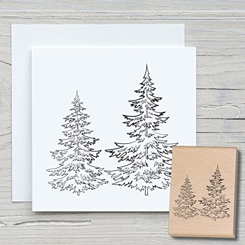 NEWSTAMPS Stempel Tannen Motivstempel aus Holz & Gummi zum Karten und Geschenke basteln, Holzstempel für Weihnachten, Weihnachtskarte, Tannenbaum, Scrapbook, Textilstempel, Deko, Freunde NEWSTAMPS Stempel Tannen Motivstempel aus Holz & Gummi zum Karten und Geschenke basteln, Holzstempel für Weihnachten, Weihnachtskarte, Tannenbaum, Scrapbook, Textilstempel, Deko, Freunde von NEWSTAMPS DIE STEMPELMACHER